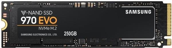 970 EVO Interne SSD 250 GB Ausstattung & Allgemeine Daten Samsung 970 Evo 250GB M.2