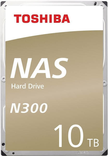 Toshiba Interne NAS-Festplatte 8.9cm (3.5 Zoll) 10TB N300 Bulk HDWG11AUZSVA SATA III
