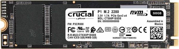 Crucial P1 500GB M.2