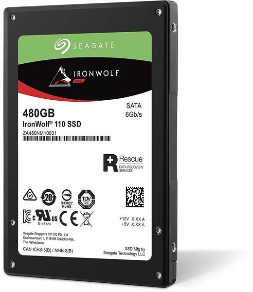 interne SSD-Festplatte Leistung & Allgemeine Daten Seagate IronWolf® 110 Interne SSD 6.35cm (2.5 Zoll) 480GB Retail ZA480NM10001 SATA III