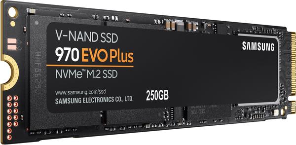 interne SSD-Festplatte Ausstattung & Allgemeine Daten Samsung 970 Evo Plus 250GB