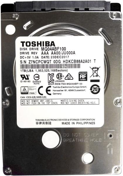 Toshiba SATA 1TB (MQ04ABF100)