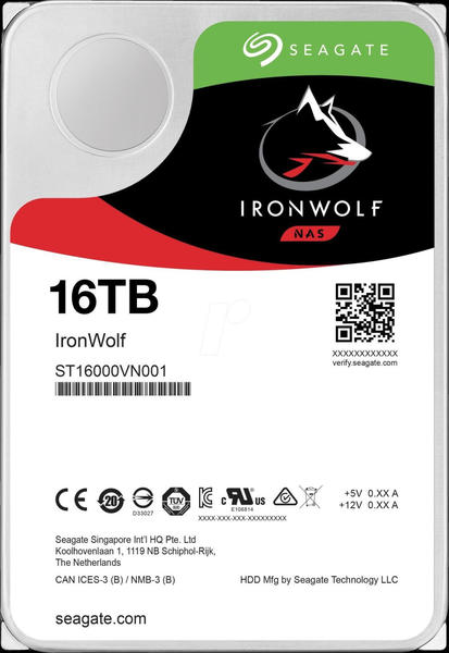 Seagate IronWolf 16TB (ST16000VN001)