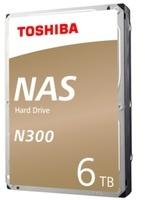 Toshiba/KIOXIA N300 HDWN160UZSVA 6TB 128MB 7.200rpm 3.5zoll SATA600 Bulk