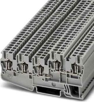 Phoenix Contact STIO 2,5/4-3B/L 3209057 Initiatoren-/Aktorenklemme Polzahl: 5 0.08mm&sup2; 2.5mm&sup2; Grau