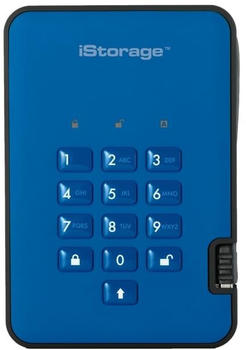 iStorage diskAshur 2-SSD 1TB blau