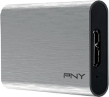 PNY Elite USB 3.0 Portable SSD 480GB silber