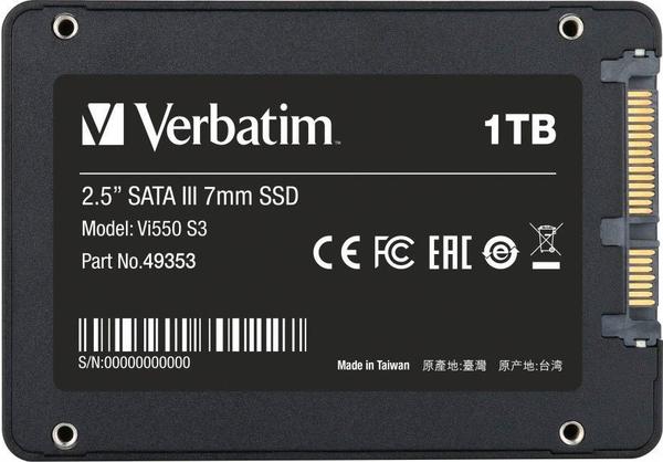interne SSD-Festplatte Allgemeine Daten & Bewertungen Verbatim Vi500 S3 1TB