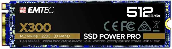 Emtec X300 Power Pro 512GB M.2
