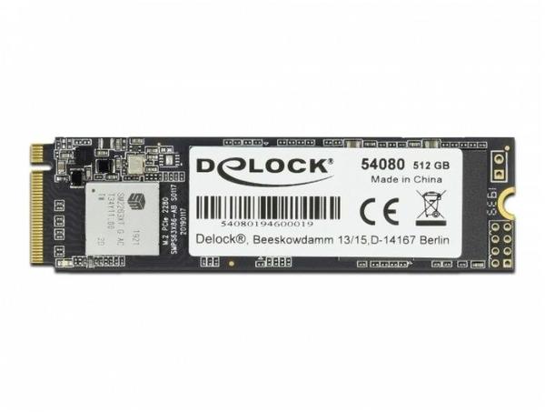 DeLock PCIe NVMe 512GB M.2 (54080)
