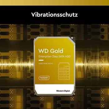 Western Digital Gold 18TB (WD181KRYZ) – Robuste Bauweise und hohe Zuverlässigkeit