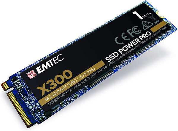 interne SSD-Festplatte Ausstattung & Allgemeine Daten Emtec X300 Power Pro 1TB M.2