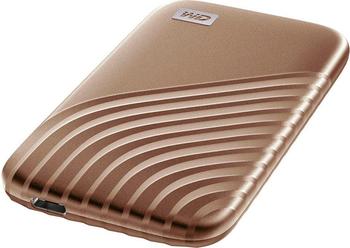 Western Digital My Passport SSD (WDBAGF) 1TB gold – Vielseitige Anschlussmöglichkeiten und hohe Kompatibilität