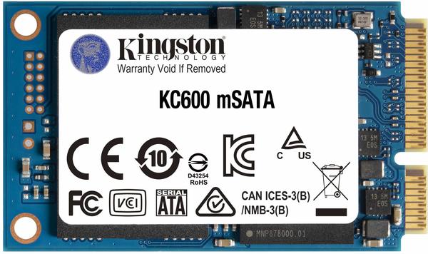 Kingston KC600 512GB mSATA