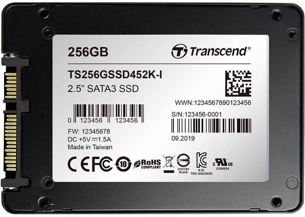 Ausstattung & Allgemeine Daten Transcend SSD452K-I 256GB