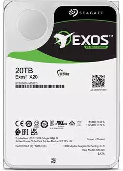 Seagate Exos X20 SATA 20TB (ST20000NM007D) – Die ideale Lösung für Server: Seagate Exos X20 SATA 20TB (ST20000NM007D)