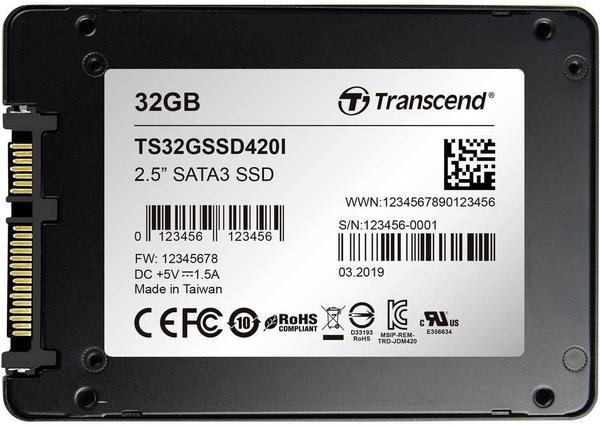 Allgemeine Daten & Ausstattung Transcend SSD420I 32GB