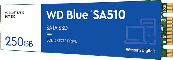 interne SSD-Festplatte Allgemeine Daten & Ausstattung Western Digital Blue SA510 250GB M.2