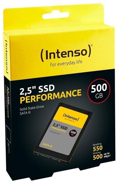 interne SSD-Festplatte Allgemeine Daten & Ausstattung Intenso SATA III Performance 500GB