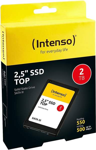 interne SSD-Festplatte Allgemeine Daten & Ausstattung Intenso SATA III Top 2TB