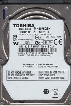 Toshiba 2.5 5K400 SATA II 500GB (MK5075GSX)