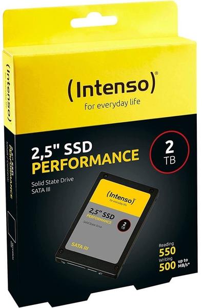 interne SSD-Festplatte Allgemeine Daten & Ausstattung Intenso SATA III Performance 2TB