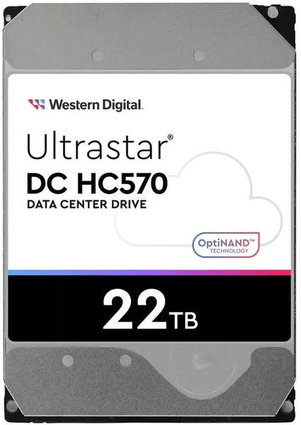 Western Digital Ultrastar DC HC570 SATA SE 22TB (WUH722222ALE6L4 / 0F48155)