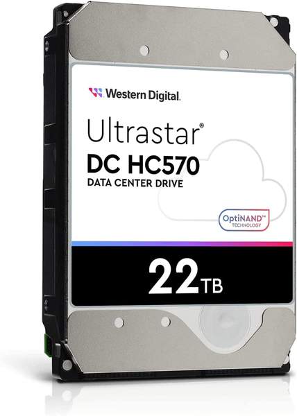 Allgemeine Daten & Leistung Western Digital Ultrastar DC HC570 SATA SE 22TB (WUH722222ALE6L4 / 0F48155)