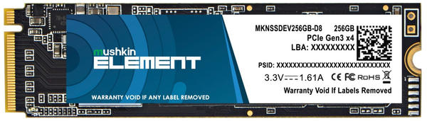 Mushkin Element PCIe 256GB