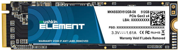 Mushkin Element PCIe 512GB