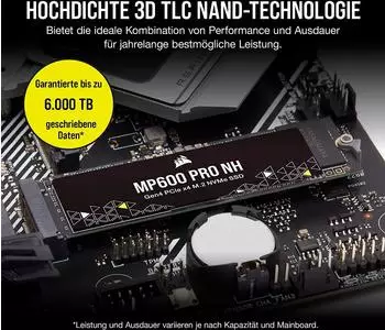 Corsair MP600 Pro NH 4TB – Technische Details und Bauweise
