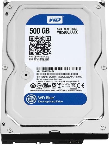 Western Digital Caviar Blue 3,5 SATA III 500GB (WD5000AAKX)