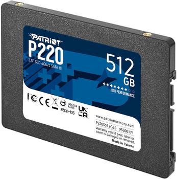 Patriot P220 512GB – Hervorragende Geschwindigkeit und Effizienz
