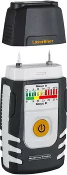 Laserliner WoodTester Compact Feuchtemessgerät Holz, invasiv, bis 10mm (082.004E)