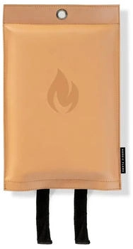 Nordic Flame Löschdecke 120x120cm Leder hell