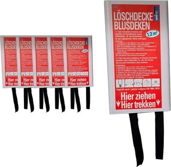 Buri Fiberglasdecke 110 x 110 cm 6 Stk