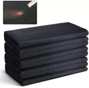 VEVOR Schweißdecke 4er-Set 950x910x3mm Kohlefaser 982℃ (XU-2304)