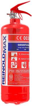 Reinold Max Löscher 2kg mit Wandhalterung