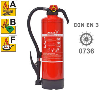 Jockel F6JX 21+ Auflade-Fettbrand-Feuerlöscher ABF 6 L EN3