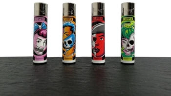 Clipper 4er Set: Skulls #16