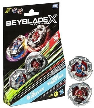 Hasbro Beyblade X Dual Pack - Tail Viper 5-80O + Sword Dran 3-60F