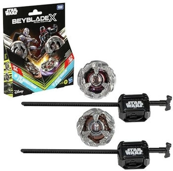Hasbro Beyblade X und Star Wars Collab The Mandalorian 3-60F vs. Moff Gideon 3-80N Multipack