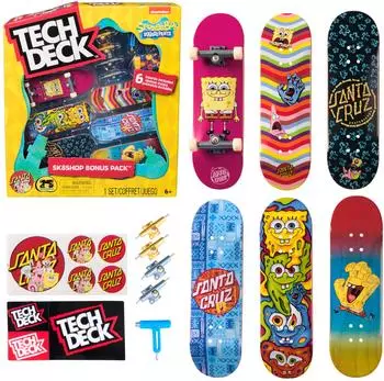 Tech Deck Spongebob Sk8shop Fingerboard Bonus Pack, sammelbar (6073885)