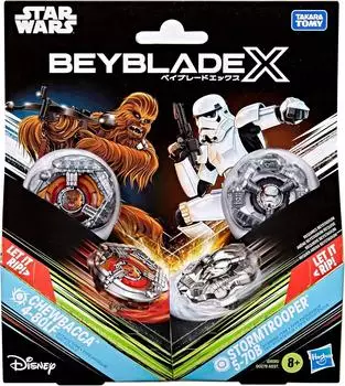 Hasbro Beyblade X Star Wars Chewbacca 4-80LF vs. Stormtrooper 5-70B (G1695ES0)