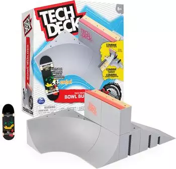 Tech Deck Bowl Builder X-Connect Park Creator Rampen-Set mit Fingerboard, Kinder 6+ (6062886)
