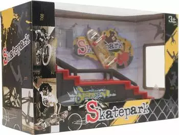 Vedes Fingerskateboard-Park Rampe Set mit Zubehör, 24x11x9cm (30802748)