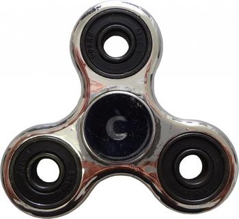 trends4cents Hand Spinner Metallic Look silver