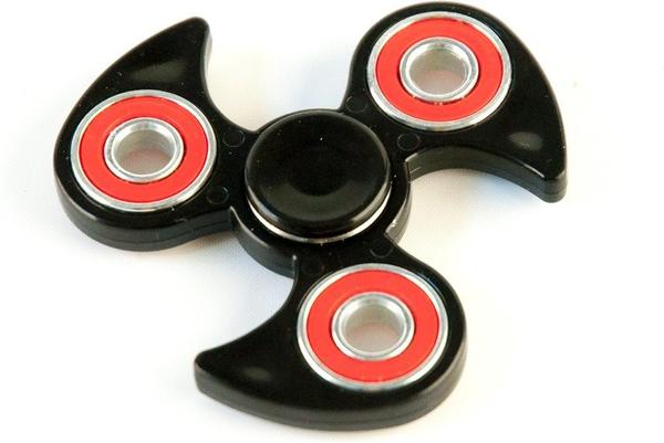 DS24 Hand Spinner in Schwarz Rot W03