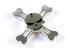 DS24 Premium Hand Spinner - Totenkopf Silber