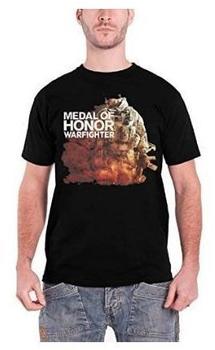 Bioworld T-Shirt - MoH: Warfighter: Character, schwarz, L